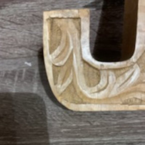 Decortive Wooden Letter J - Picture 6 of 11